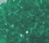 200 6mm Acrylic Faceted Holiday Green